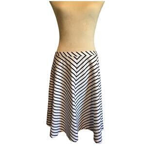 Land's End- Striped Skirt- Size 10-12